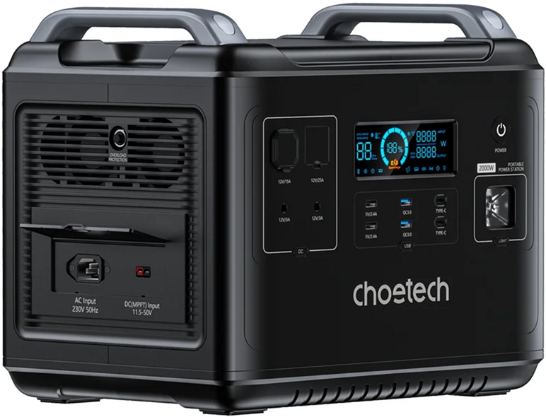 Зарядна станція Choetech (2000W/1997Wh)